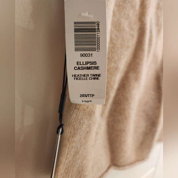 Aritzia Babaton Ellipsis Heather Cashmere Sweater Tank XXS - Picture 2 of 4